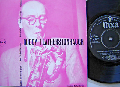 BUDDY FEATHERSTONHAUGH VERY RARE 1956 NIXA 45 EP VOL. 1 EX EX VOLL BESPIELT