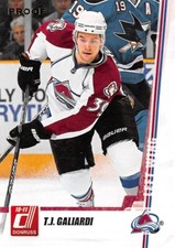 2010-11 Donruss Press Proofs #125 T.J. Galiardi /100