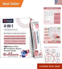 Powerful Women's Probiotic Blend with 100 Billion CFUs for Gut & Urinary Health