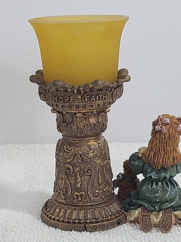 Candelabro Boyds Yesterday's Child Teresa & John The Prayer Tea Light '98 Nuevo en caja - Imagen 4 de 17