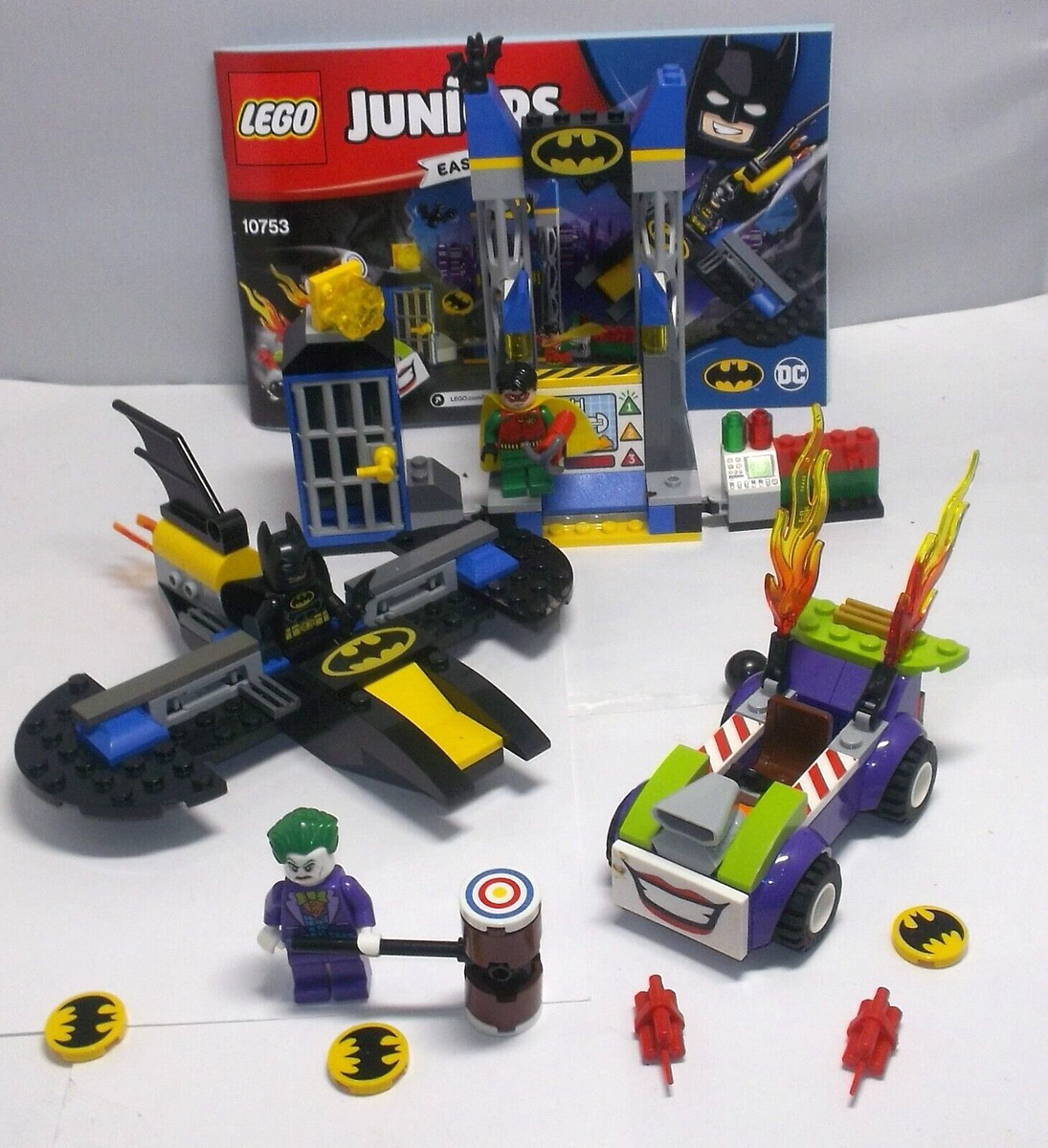 LEGO JUNIORS SUPER HEROES BATMAN 11 THE JOKER BATCAVE ATTACK 10753