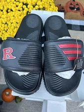adidas Mens Alphabounce 2.0 Slides Sandals NCAA Rutgers Scarlet Knights JI2526