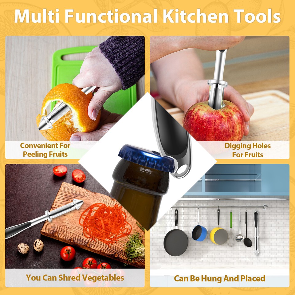 Vegetable Peeler 5in1 Vegetable and Fruit Peelers Multipurpose Veggie