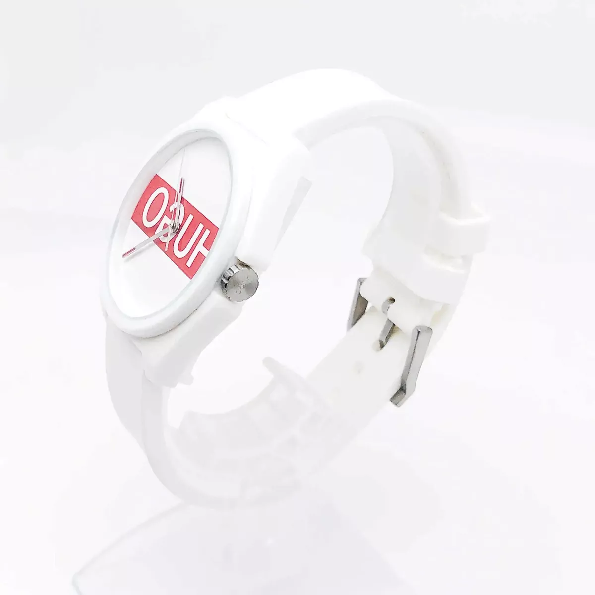 Hugo Boss Play 42mm Plastic White Dial Silicon Quartz Unisex Watch