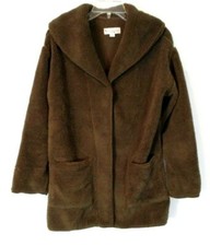 Koolaburra Ugg Sherpa Fleece Shawl Collar Cardigan Xs Brown A451834 Women Wi3