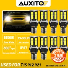 Auxito 921 912 Led Reverse Backup Light Bulb 5600lm 6000k Super Bright T15 8x Auxito 921 912 Led Reverse Backup Light Bulb 5600lm 6000k Super Bright T15 8x