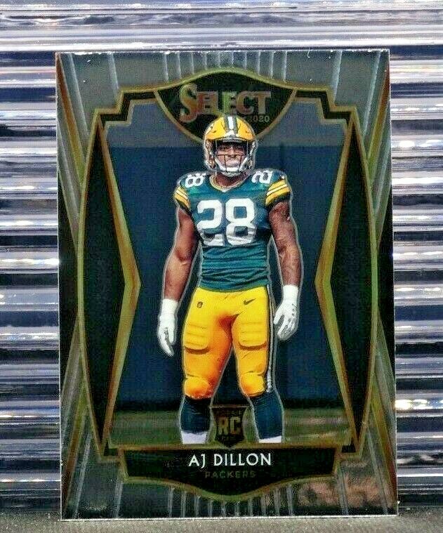 2020 Panini Select AJ Dillon #165 RC Premier Level Rookie Boston College Packers