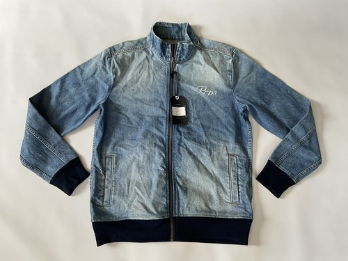PRPS Men's Denim Zip Jacket Light Blue 