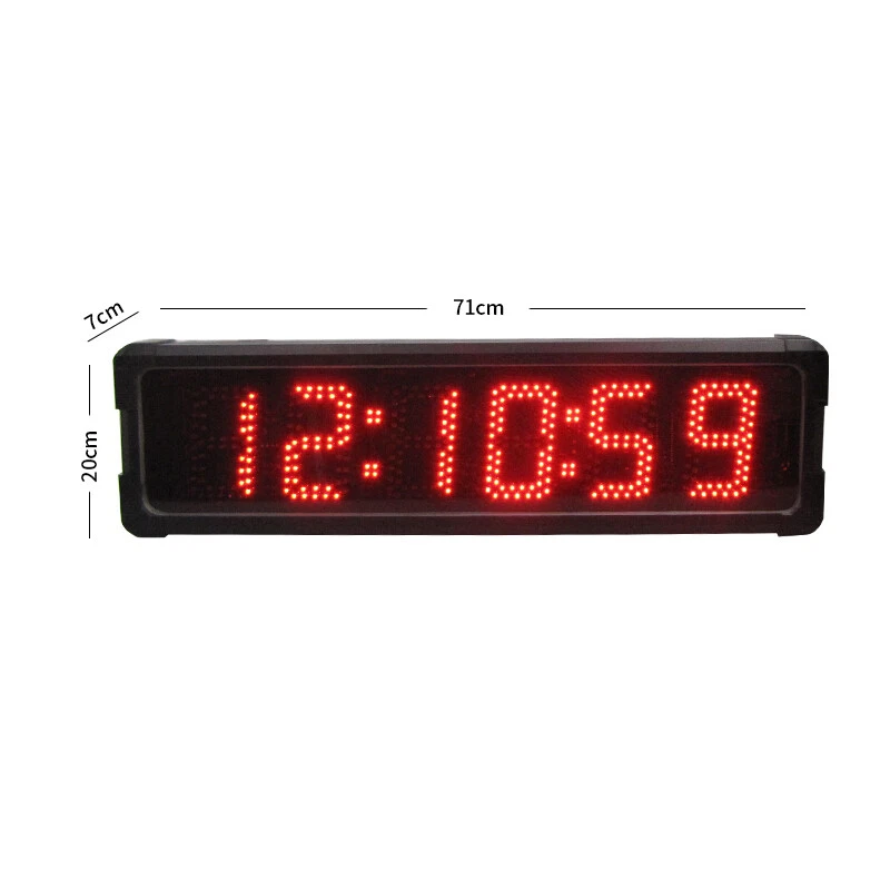 Big Waterproof LED Race Timer Digital Race Timing Clock Countdown Clockwork - Image 3 of 4