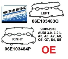 VALVE COVER Gasket Set; Audi VW 3.0L , 3.2 TFSI  06E103483P  2009-18 REINZ OEM