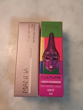 Manna Kadar Beauty Diamond Dust Roll-On Shimmer Pixie + Kente Liquid Eyeshadow