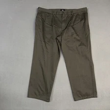 Dockers Pants Mens 44x30 (Fits 44x28) Gray Green Classic Fit Straight Pleated