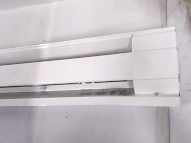 Cadet 09952 4 x 36.3 in. 240V 750W White Baseboard Hardwire Electric Zone Heater