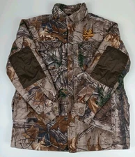 Vintage Realtree Thick Insulated Camo Hunting Work Wear Jacket Size Medium 