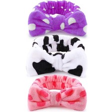 WSYUB 3PCS Spa Headbands, Headbands for Face Washing Makeup Skincare Headba...