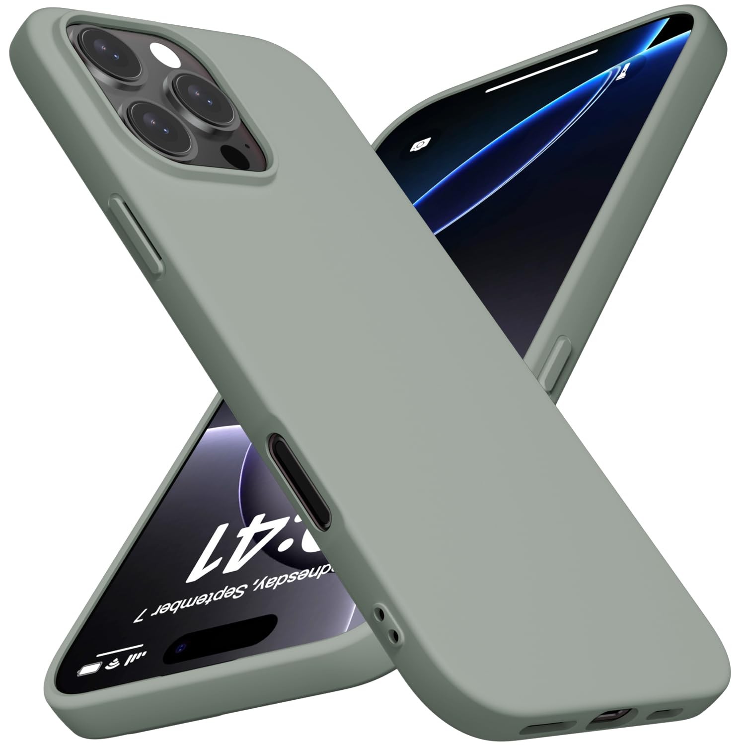 Coque iPhone 16 Pro Max en silicone premium ultra-mince et verre de protection