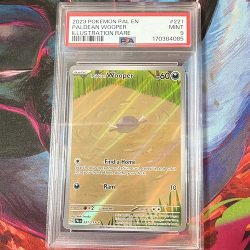 Paldean Wooper graded PSA 9 for sale on eBay