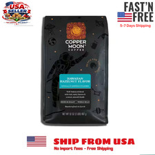 Copper Moon Hawaiian Hazelnut Blend Medium Roast Coffee Whole Bean 32oz.