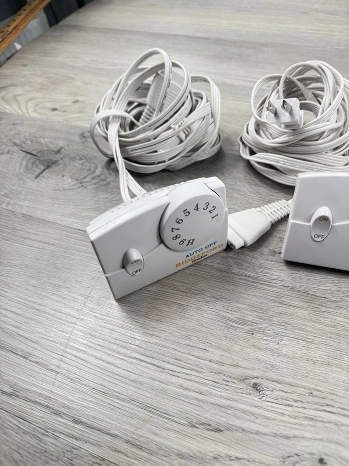 Biddeford TC11BA Electric Blanket Controller Cord AUTO OFF 4 Prong 120v AC LOT 2 - Image 3 of 4