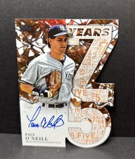 2026 Topps Series One Paul O’Neill 75 Years Of Topps Auto Orange /25 75YA-P0