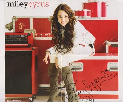 Miley Cyrus   Fly On The Wall / 7 Things - Premium 2 Track CD 2009 incl. Poster
