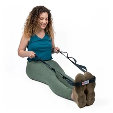 Body Sport Static Stretch Strap – Durable Woven Stretch Strap with Loops