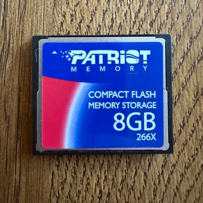 Patriot 8GB 266x CF Compact Flash Camera Memory Card