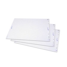 Blocco di carta per lavagna Legamaster 20 fogli 65x98 cm bianco quadrettato conf