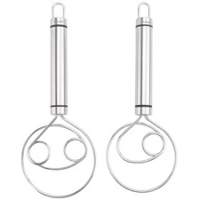 DäNischer Teig Schneebesen, 2 Pack Premium Rostfreier Stahl NiederläNdisch 6287