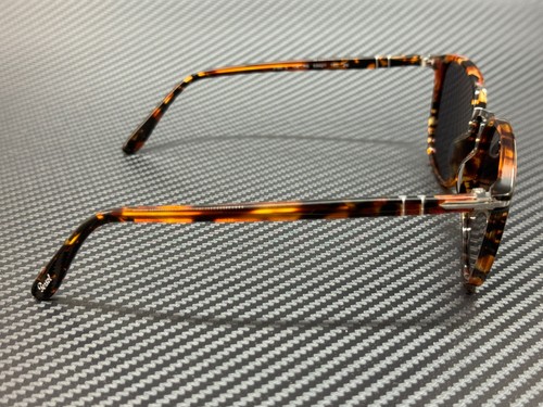PERSOL PO3186S 1081R5 Dark Brown Square Men's 53 mm Sunglasses