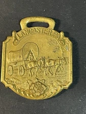 Lancaster Pennsylvania Watch Fob Covered Wagon Horses