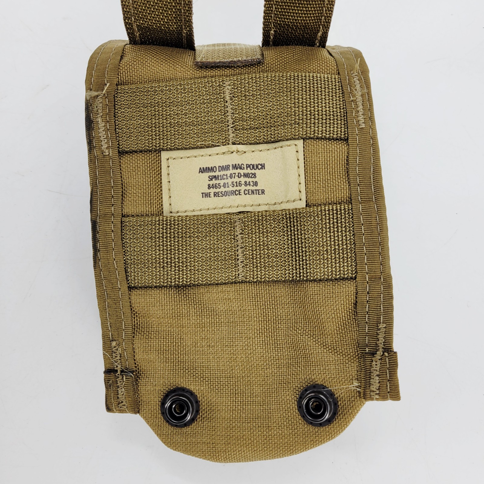 USMC FSBE Ammo DMR SR-25 Mag Pouch 762 x 51 Coyote Brown MOLLE 8465-01-516-8430