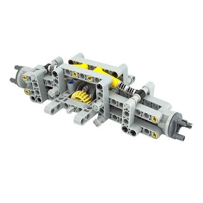 Technic Parts for LEGO Kits Front Suspension Car Building Blocks Model Sets
