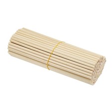 1/8 x 6 Inch Wooden Dowel Rod 110Pcs Wood Dowels for Craft Natural Color