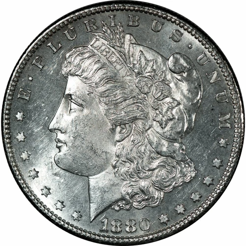 1880-S Morgan Silver Dollar $1 Raw