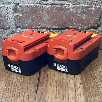 #ad 2 Pack OEM Black amp; Decker 18V Slide Pack Tool Battery HPB18 OPE $24.99