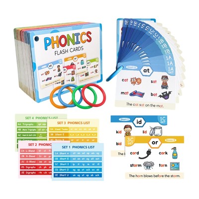 Phonetik Lernkarten Aktivität Buchstabe Sound für Kinder Grundschule Geschenke
