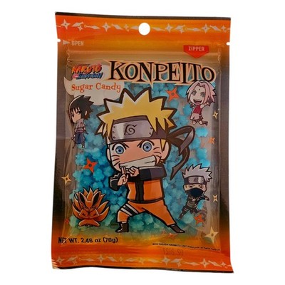 Naruto Sugar Candy Konpeito Cider Flavor 70 g, Pack of One (1)