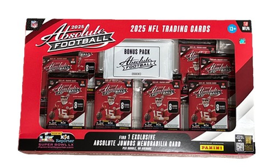 #ad 2025 Panini Absolute NFL Football Sams Club Exclusive Bundle Box 8 Packs Relic $34.95