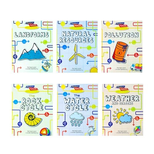 Robyn Hardyman Unisex Flowchart Explorers Earth Science Stem 6 Geography Science Books Collection Set - Image 14