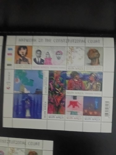b96\\ SOUTH AFRICA (artwork in the constitutional court) 3-sets - Picture 3 of 8