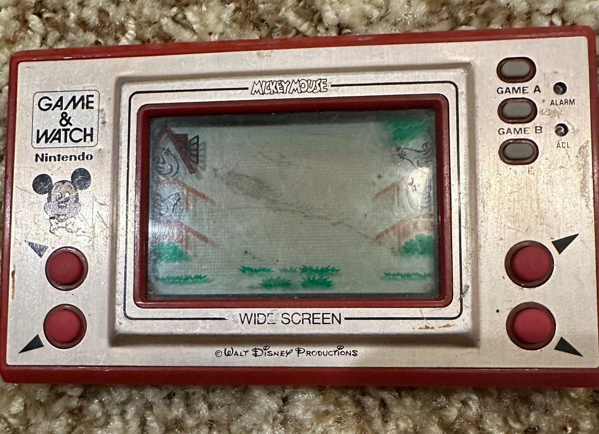 任天堂 - 1981年製　GAME&amp;WATCH MICKEY MOUSE Nintendo Game & Watch Mickey Mouse 1981 Vintage fully Tested
