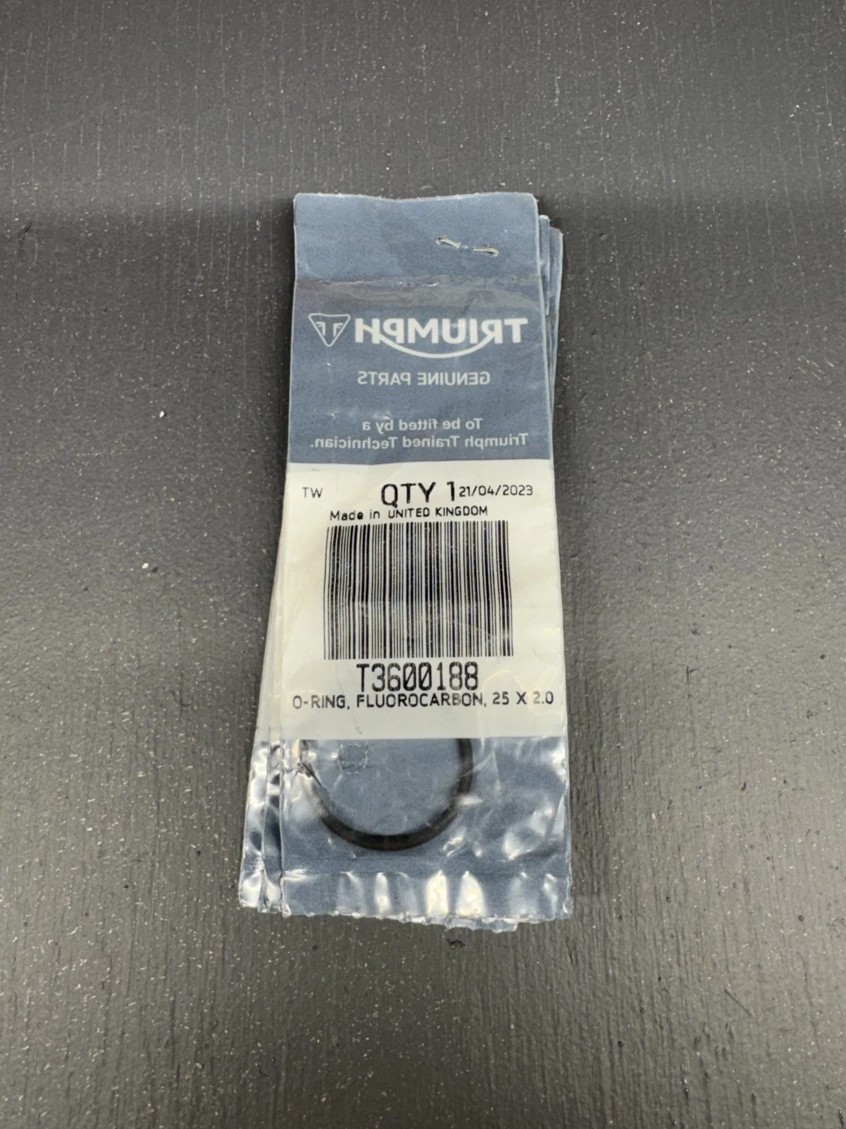 T3600188 | TRIUMPH O Ring, Fluorocarbon