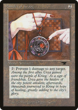 Amulet of Kroog (MP) Antiquities ATQ Magic MTG