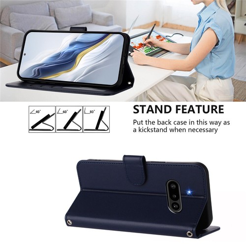 Strap Luxury Color Leather Wallet Phone Case For Nothing Phone 1 2A 2 Pro 3A Pro - Picture 36 of 56