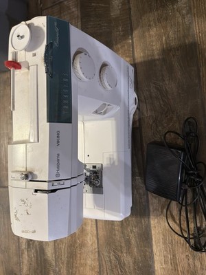 Husqvarna Viking Emerald 116 Sewing Machine For Parts Or Repair Read Description