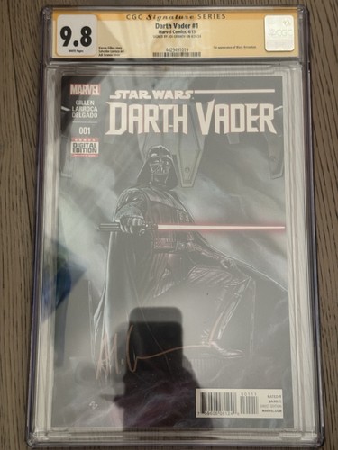 Darth Vader #1 CGC 9.8 SS Adi Granov Signed 1st Black Krrsantan 2015 Marvel