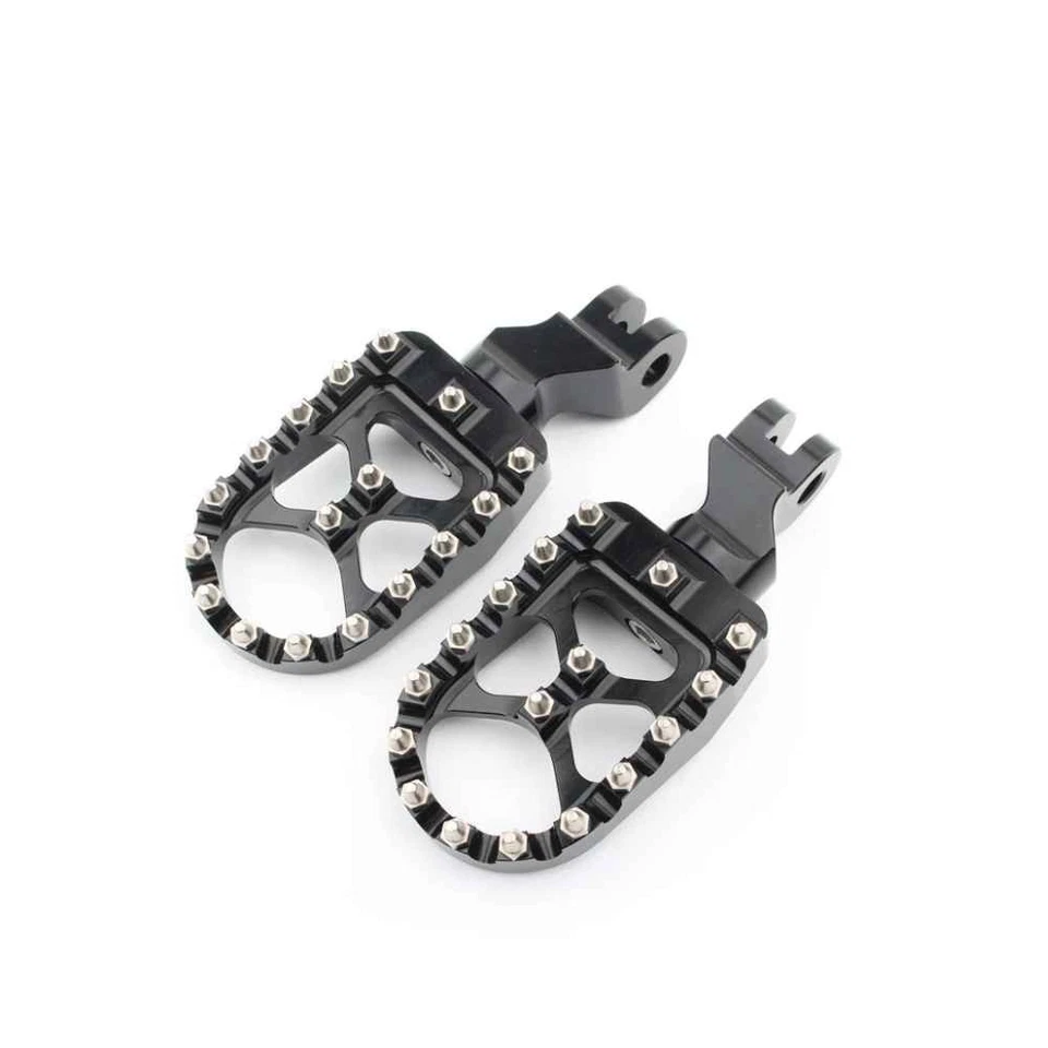 Foot Pegs Footrests For Triumph Bonneville T100 T900 Trunxon 1200 Scrambler01-15 Foto 4 de 4