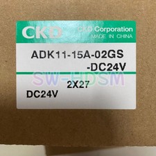 1PCS NEW IN BOX for CKD ADK11-15A-02GS-DC24V Solenoid Valve Freight Free