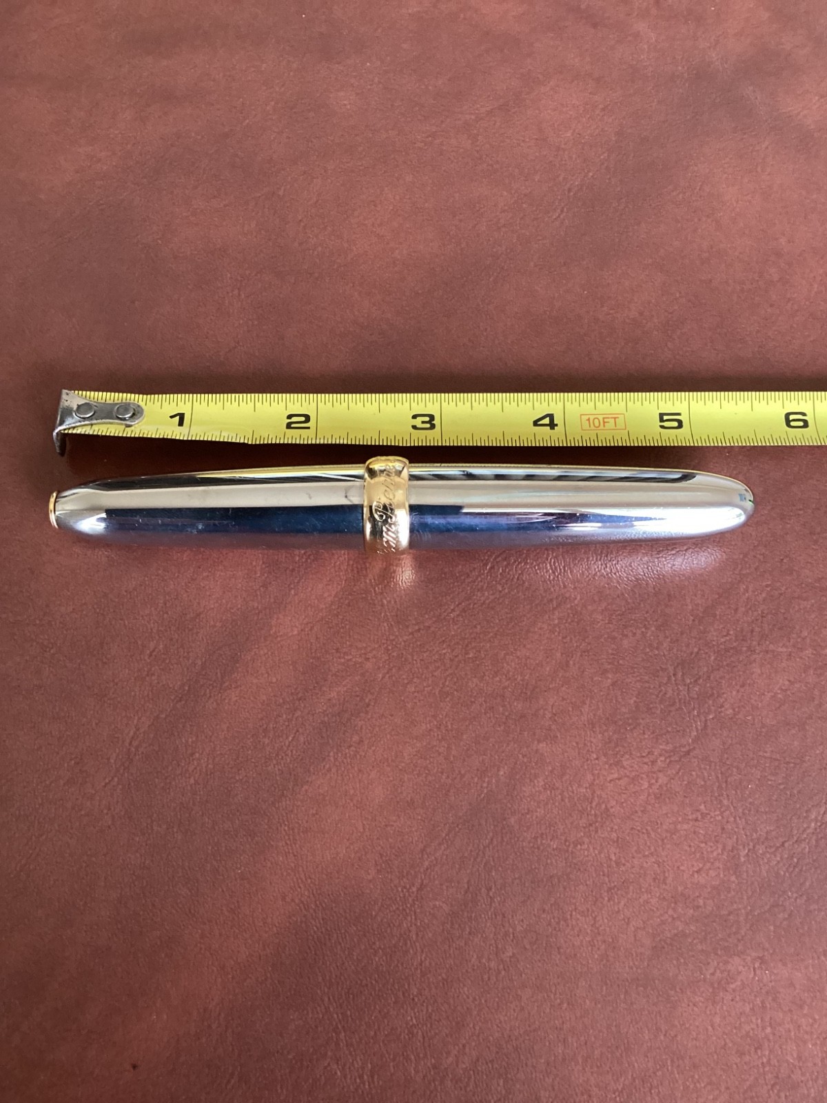 Rare Jean Pierre Lepine "Winston" rollerball pen in polished metal